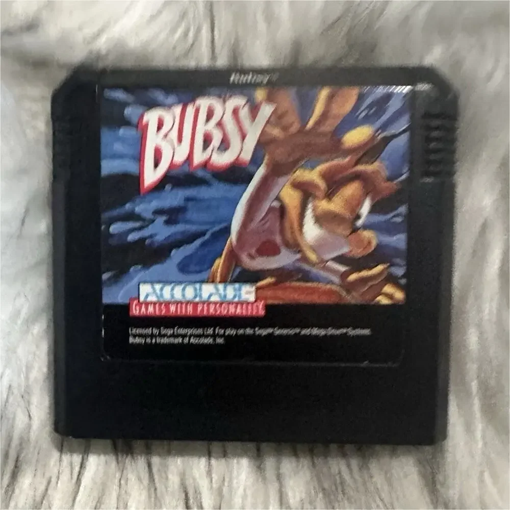 Accolade Bubsy (Bubsy Series) Video Game Cartridge for sega genesis